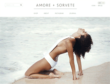 Tablet Screenshot of amoreandsorvete.com